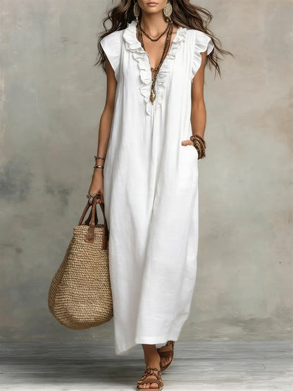 Cecilia | Vestido Maxi Elegante de Verano