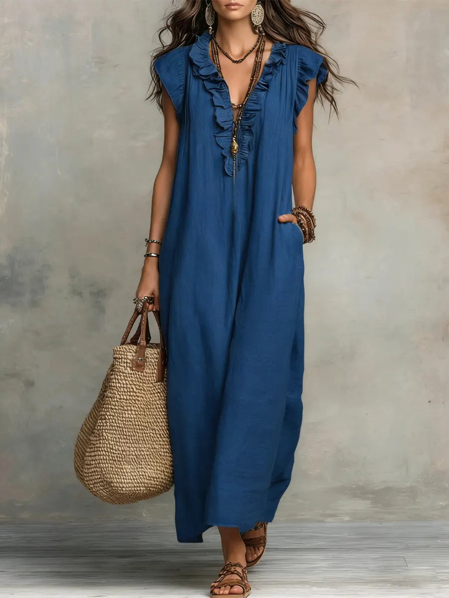 Cecilia | Vestido Maxi Elegante de Verano