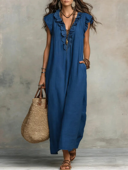 Cecilia | Vestido Maxi Elegante de Verano