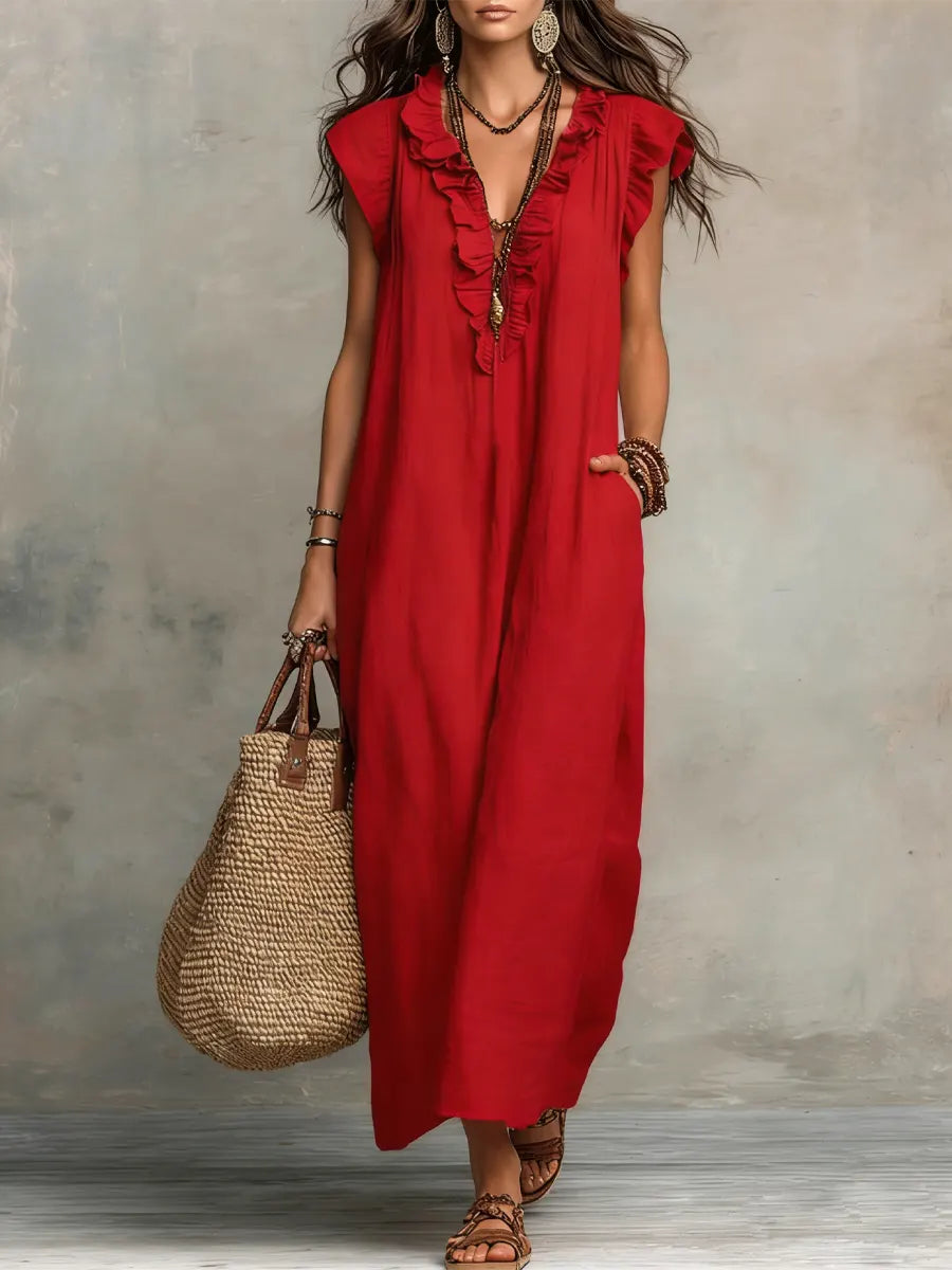 Cecilia | Vestido Maxi Elegante de Verano