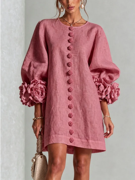 Valentina | Vestido Mini de Lino