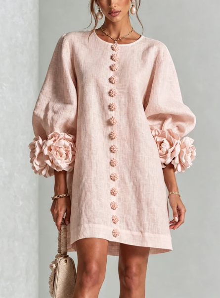 Valentina | Vestido Mini de Lino