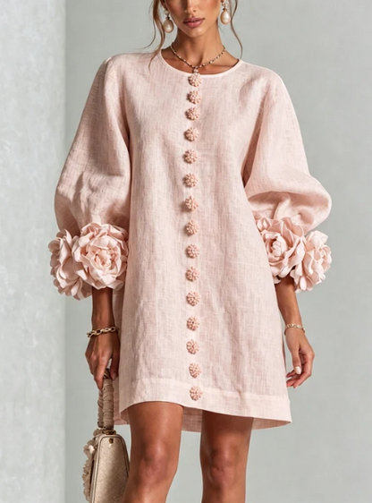 Valentina | Vestido Mini de Lino