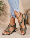 Rosaura | Sandalias con Tacón Cómodas