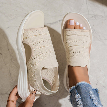 Anne | Sandalias con Plataforma de Material Transpirable para Mujer