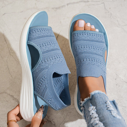 Anne | Sandalias con Plataforma de Material Transpirable para Mujer