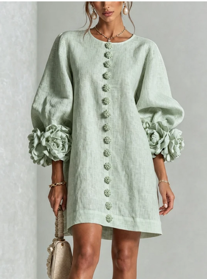 Valentina | Vestido Mini de Lino